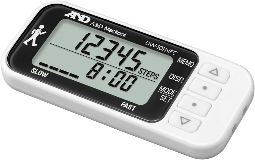 Contapassi digitale con trasmissione dati wireless NFC